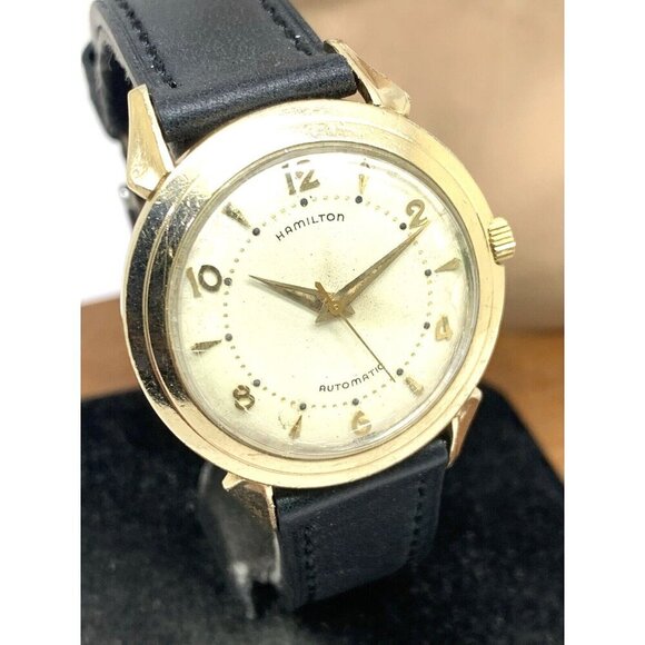 Hamilton Men's Watch 661 Vintage Swiss Hand Wind 10k Gold Filled Case K402 34mm - Picture 14 of 15